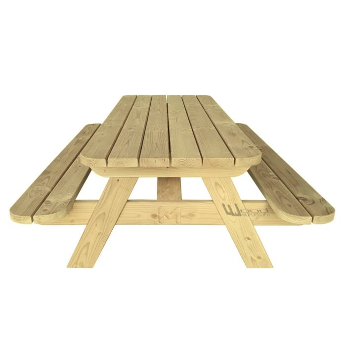 Table pique nique TLS220 Wood Structure Table picnic Solide et robuste fabrique en France