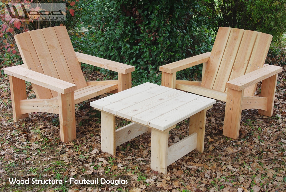 le mobilier de jardin en bois