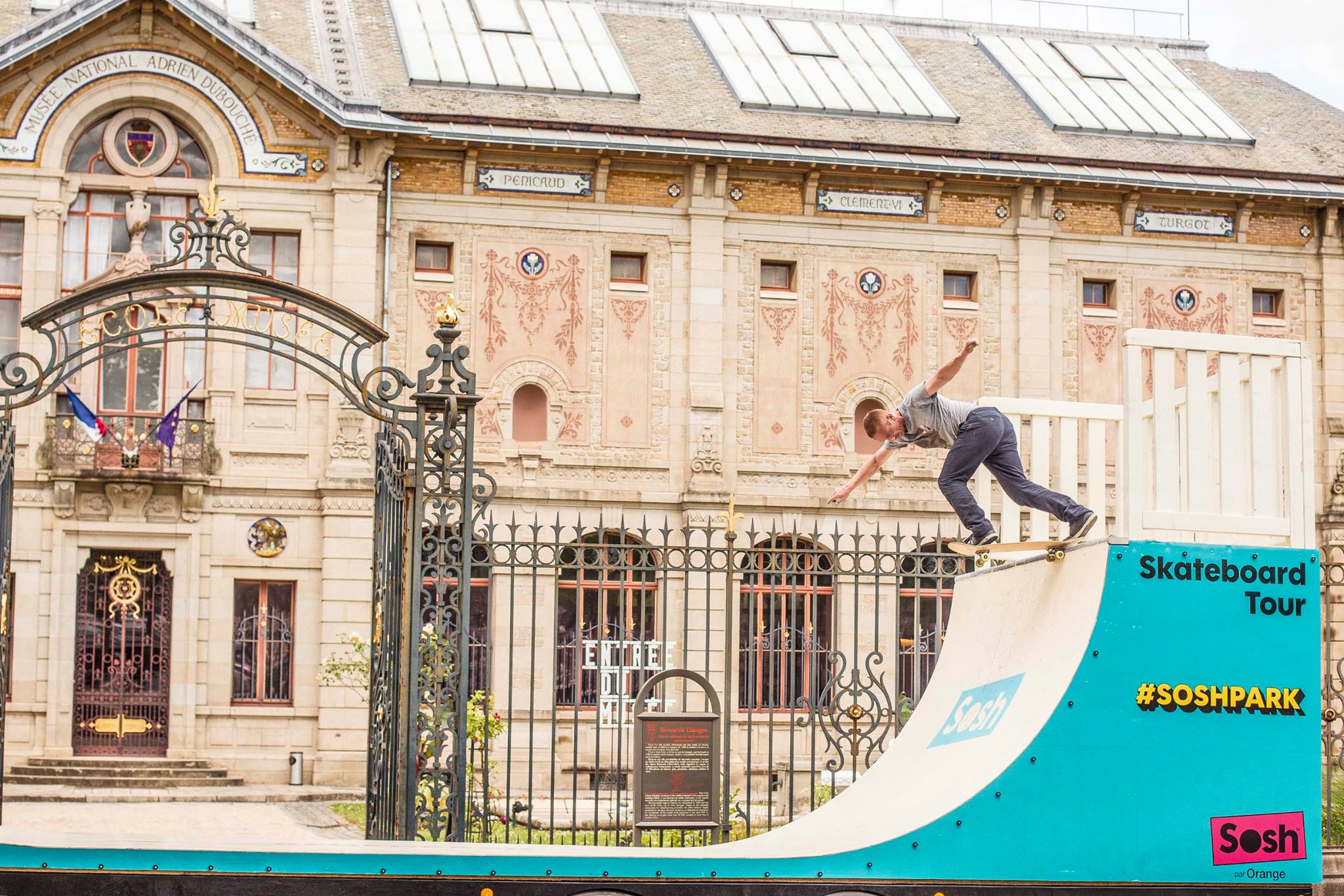 Sosh Park à Limoges - Mai 2015 - Street & Ramp Design by Wood Structure Skatepark