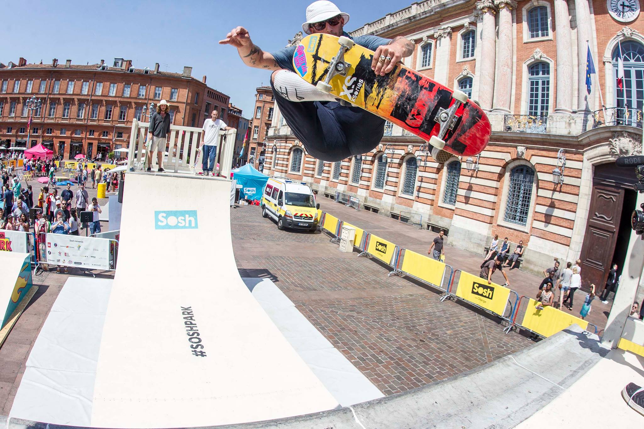 Sosh Park à Toulouses - Juin 2015 - Street & Ramp Design by Wood Structure Skatepark