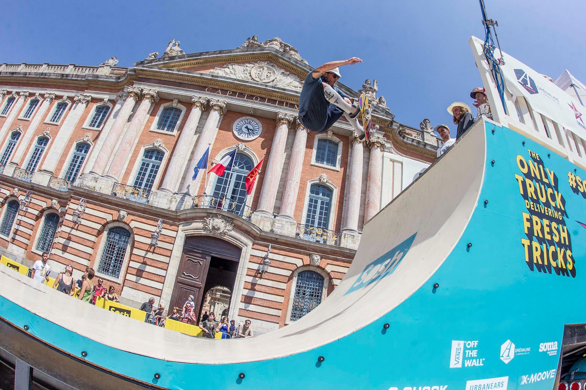 Sosh Park à Toulouses - Juin 2015 - Street & Ramp Design by Wood Structure Skatepark