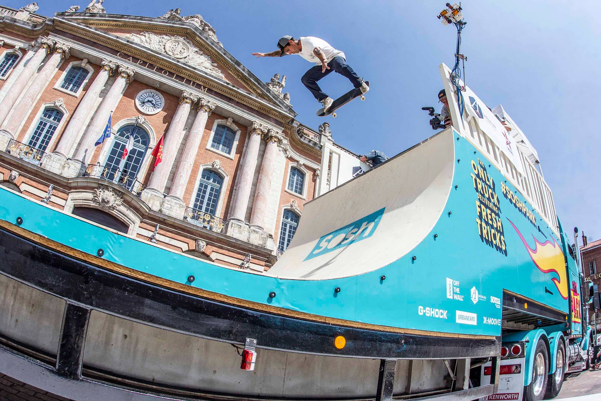 Sosh Park à Toulouses - Juin 2015 - Street & Ramp Design by Wood Structure Skatepark