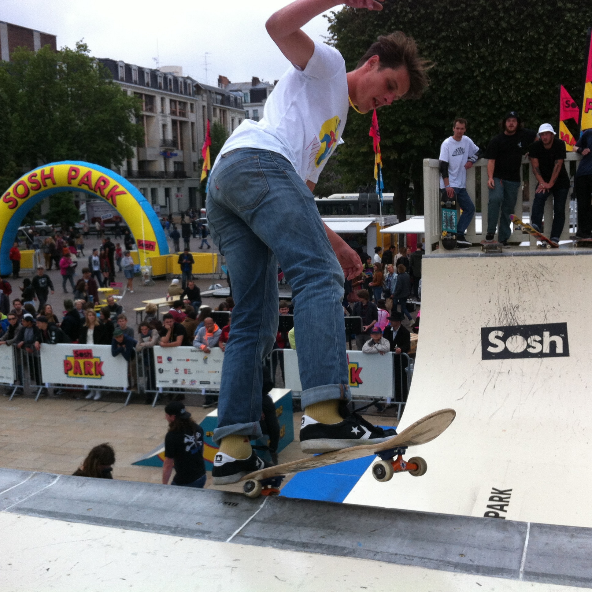 Sosh Park à Lille - Mai 2015 - Street & Ramp Design by Wood Structure Skatepark