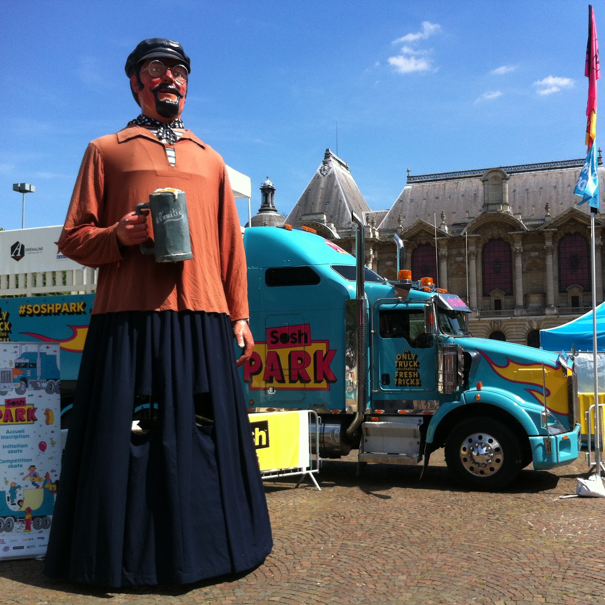 Sosh Park à Lille - Mai 2015 - Street & Ramp Design by Wood Structure Skatepark