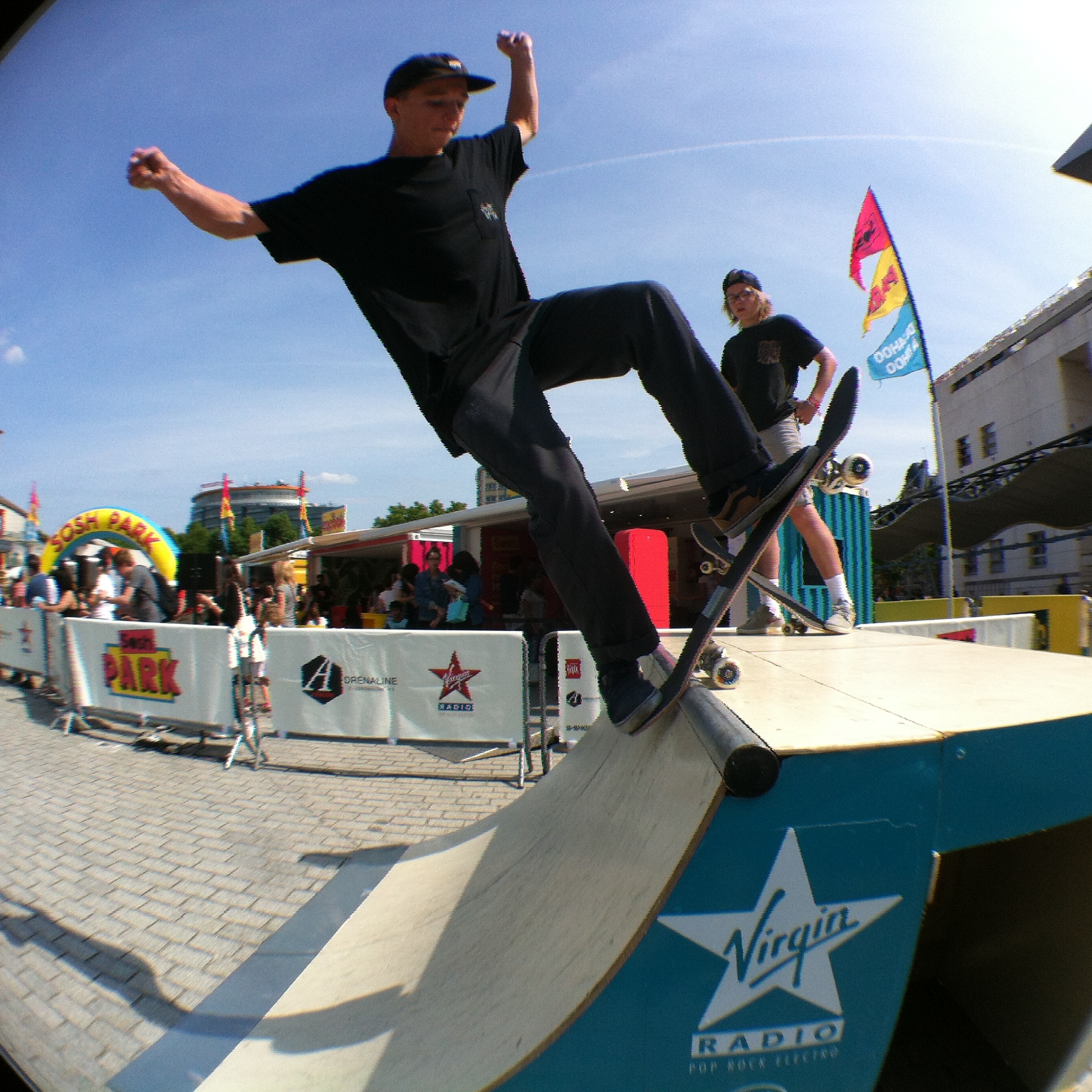 Sosh Park à Paris - Juin 2015 - Street & Ramp Design by Wood Structure Skatepark