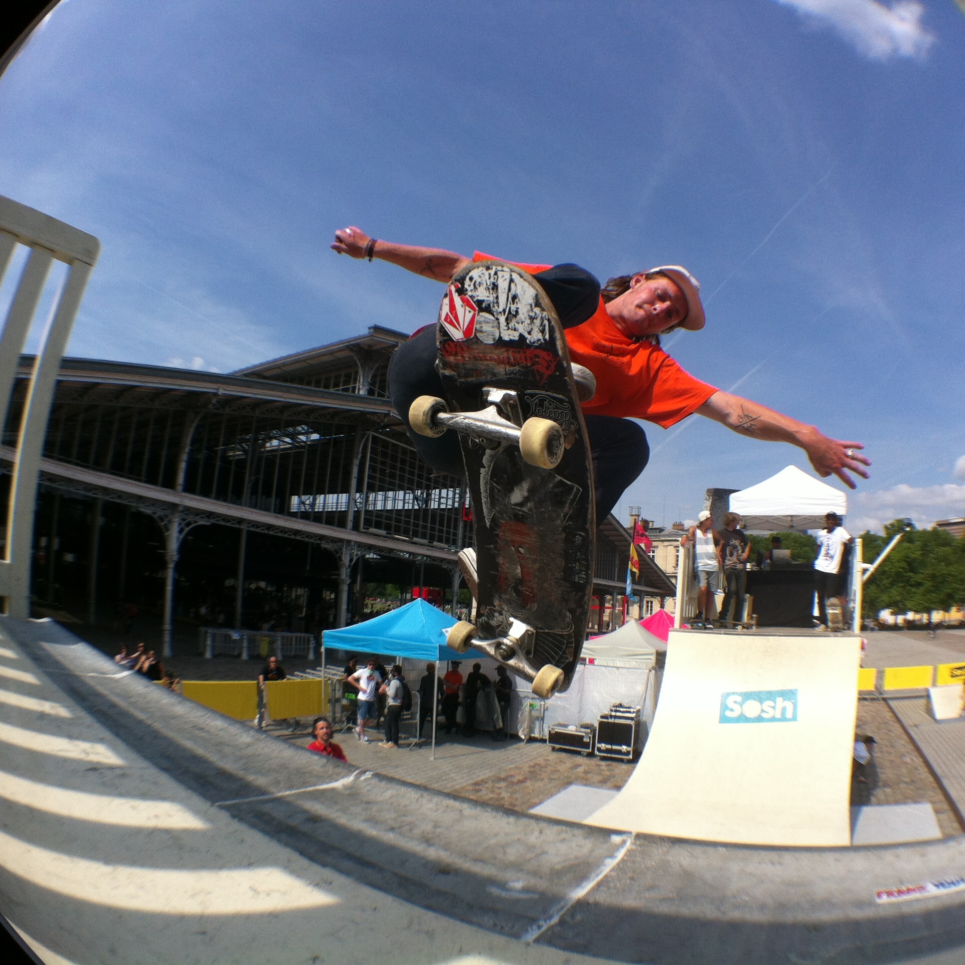 Sosh Park à Paris - Juin 2015 - Street & Ramp Design by Wood Structure Skatepark