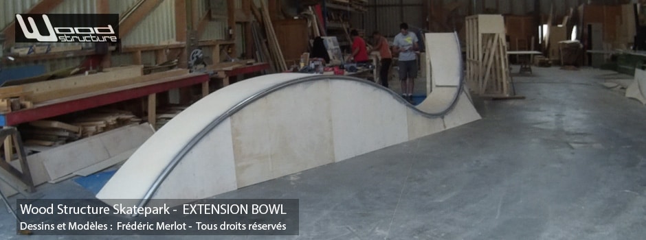 Fabrication dans nos ateliers de Richelieu (37) de plusieurs module extension bowl pour le Red Bull Bowl Rippers à Marseille du 02 au 04 Septembre 2016 | Skatepark installé par Wood Structure | Fabricant de Skatepark depuis 1990