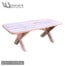 Table bois en sapin Douglas - Salon de Jardin - Mobilier bois - Fabriquée en France par la Sarl Merlot & Wood Structure - Richelieu (37) Centre Val de Loire - France