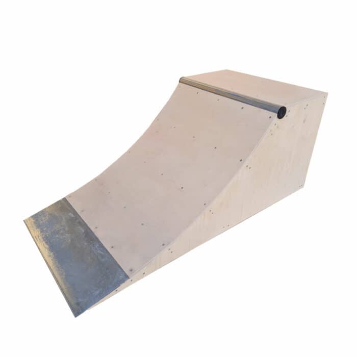 Quarter Pipe Ramp Skate H80L120 - Module Skate - Quarter Rampe roller bmx trottinette - Kit prêt à monter - Wood Structure - Fabricant de Skatepark depuis 1990