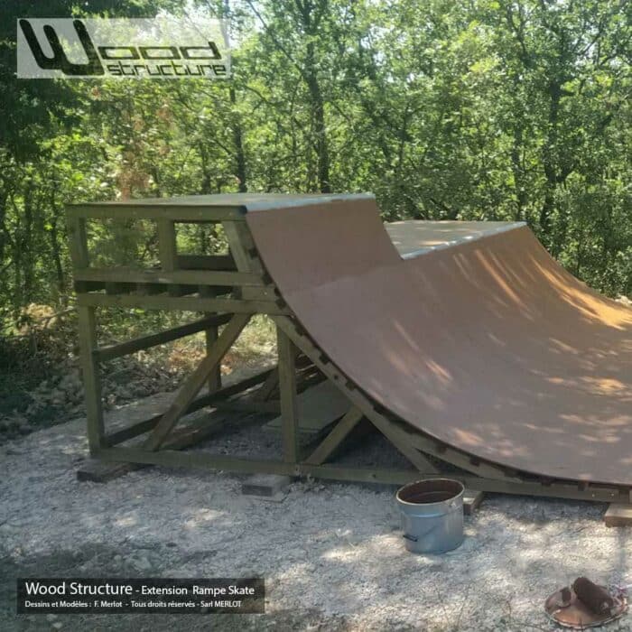 Extension hauteur Kit Rampe Skate - Wood Structure