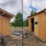 Abri local technique piscine - Wood Structure - Abris et appentis bois 2 pentes asymétriques - Charpente bois livrée en kit avec fournitures et plan de montage - Fabriqué en France à Richelieu par la Sarl MERLOT - Indre-et-Loire - Touraine - Région Centre Val de Loire