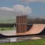 Spine Rampe H120L488 - Skatepark de Rouvroy - Belgique - Région Wallonne - Luxembourg - Fabriquée par Wood Structure et la Sarl MERLOT Richelieu (37) Concepteur et fabricant de Skatepark depuis 1990
