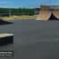 Modules et rampe au Skatepark de Sepmes - Indre-et-Loire - Région Centre-Val de Loire - Loches Sud Touraine - Fabriquée par Wood Structure et la Sarl MERLOT Richelieu (37) Concepteur et fabricant de Skatepark depuis 1990