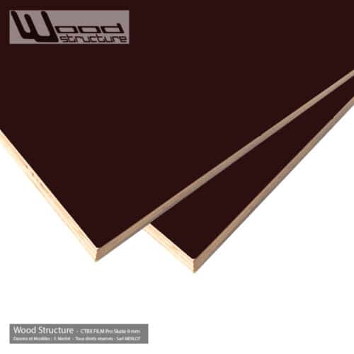 Contreplaqué Ctbx Filmé Pro Skate 9 mm - Wood Structure